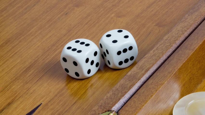 Backgammon dices
