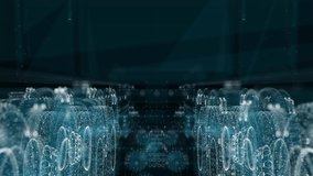 Truck Hologram. Transportation and Technology Concept. Interface element 4k 60 fps animation - Powered by Shutterstock - Get 15% off with code: PIKWIZARD15