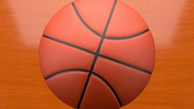 Basketball match throw in. Ball. Video footage suitable for betting promotion.