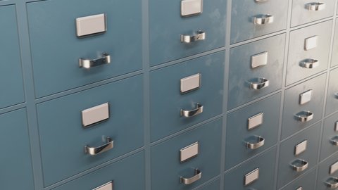Opening the document from the file cabinet
The filing cabinet archive, business, and administration concept. 
4K Seamless Looping animation. Prores Ultra HD 3840x2160