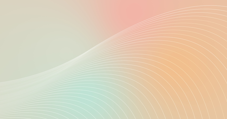 Colorful holographic gradient background with wave lines design. Web UI concept. 4K video.