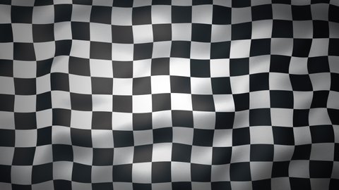 CloseUp Checkered Race Flag Background