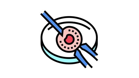artificial insemination color icon animation