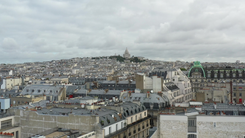 Views of Paris by drone | Shutterstock HD Video #1085560556