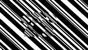 abstract background  with black and white stripes.seamless loop video.grunge stripes background  