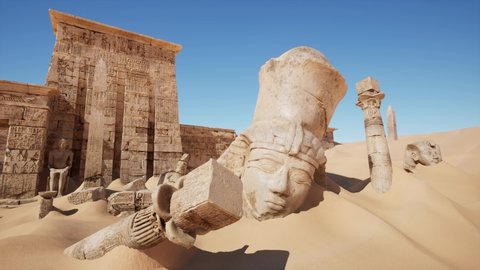 Super Cool Egypt Ruins Animation 