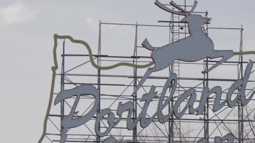 Portland Oregon Sign Old Town