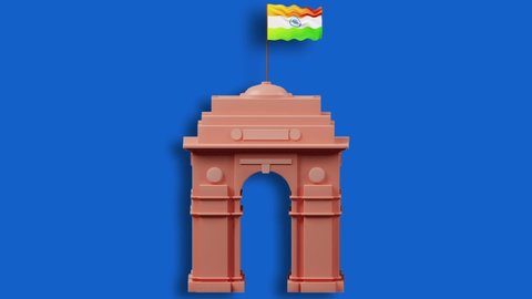 3D India gate, Delhi, India 