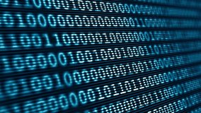Looping animation of a close-up screen with blue binary code data
 - Powered by Shutterstock - Get 15% off with code: PIKWIZARD15