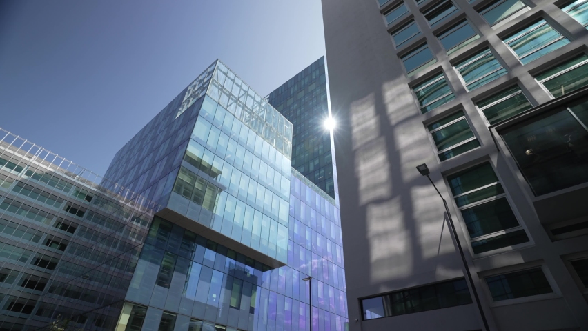 Contemporary architecture on Quay Street, Manchester, Lancashire, England, United Kingdom, Europe