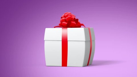 Jumping Gift with the Money, 3d animation. Full HD (See more animations with presents in my portfolio)