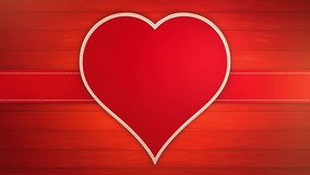wooden love background animation. High quality FullHD footage