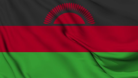 Flag of Malawi. High quality 4K resolution