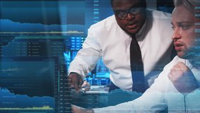 Office of international financial and trading company. Diverse team of traders and brokers is working using analysis technology. Global markets, business strategy, currency exchange and banking. - Powered by Shutterstock - Get 15% off with code: PIKWIZARD15