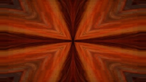 Unique colorful kaleidoscope fractal red liquid marble pattern movement background. Beautiful unique fractal abstract kaleidoscope pattern motion animation. 4k resolution