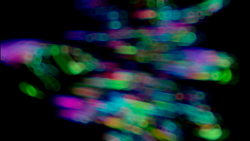 Abstract blurred glowing background with nern bokeh | Shutterstock HD Video #1085767967