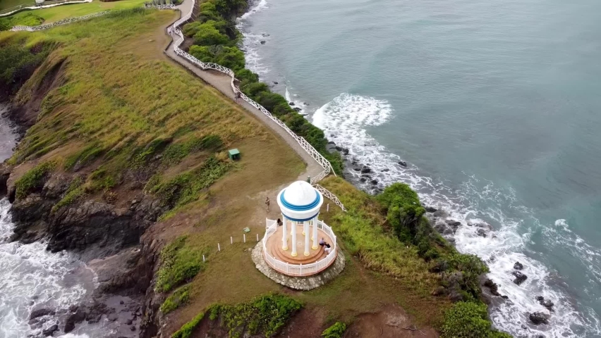 Rotunda on the Atlantic Ocean coast near the port of Amber Cove.