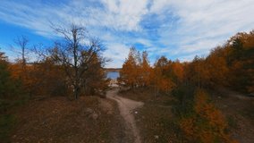 FPV drone video from Druzhbivskyi quarry
