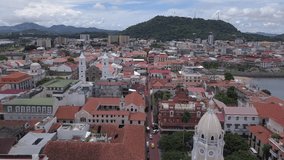 This video clip shows scenery from Panama City, Panama at Casco viejo which is a site recognized from its turism.