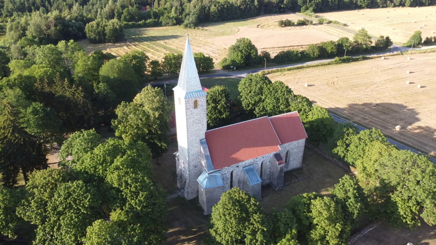 Church on Estonian Island Saaremaa