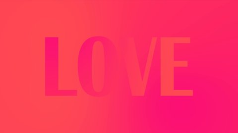 valentine's day background romantic love pattern. Neon lights abstract motion animated background.