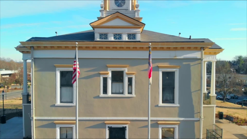 This is the left side of the courthouse