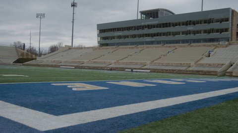 Tulsa, Oklahoma - January 19, 2022: The University of Tulsa Skelly Field at H.A. Chapman Stadium on campus
