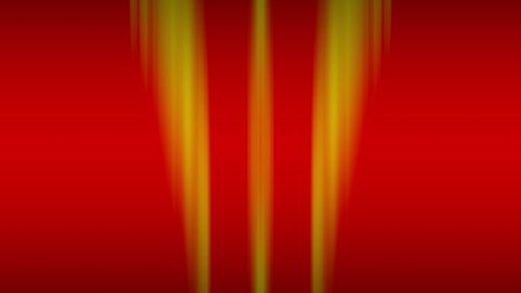 Animation loop Yellow orange light flickering vertical lines. Abstract CG Animation twisted yellow orange gradient light trails motion. 4K Futuristic geometric stripes patterns fast and glowing lines 