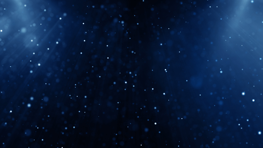 Particles blue event game trailer titles cinematic concert openers background loop