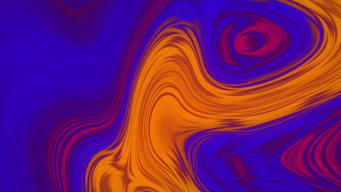 Endless colorful flow with trendy neon gradient. 3d rendering loop animation HD