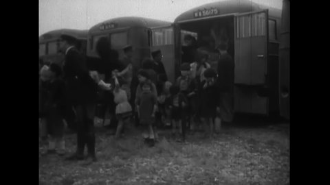 CIRCA 1930s - Jewish families are sent to concentration camps in Nazi Germany.