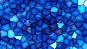 Beautiful colorful abstract glass polygonal pattern animation background. Beautiful glossy colorful abstract low poly surface wave. seamless loop 3D animation. 4K - Powered by Shutterstock - Get 15% off with code: PIKWIZARD15