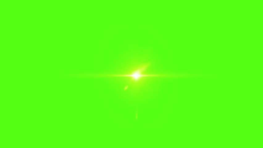 Optical Flicker flare with green screen background. Royalty-Free Stock Footage #1085922431