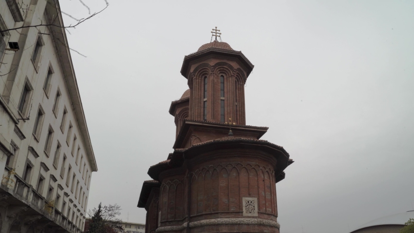 Brâncovenesc architecture Stock Video Footage 4K and HD Video Clips