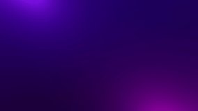 4k video of abstract shiny blue design elements on purple background.