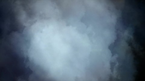 Lightening storm cloud animated background stock footage