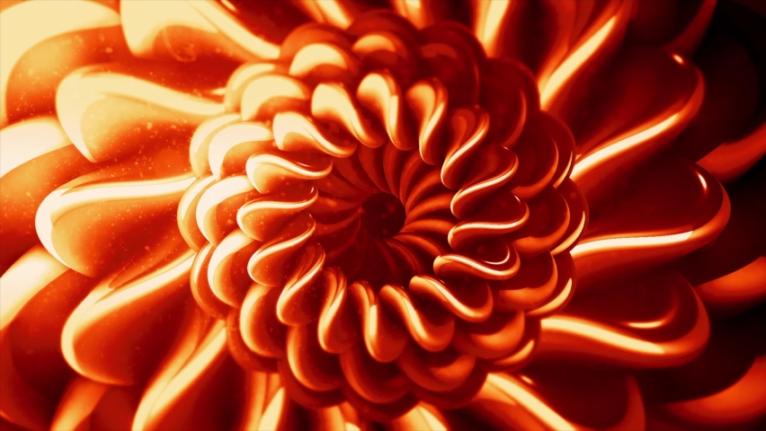 Multicolored flowers in abstraction. Motion. Kaleidoscope effect in fairly bright colors . Royalty-Free Stock Footage #1085972672
