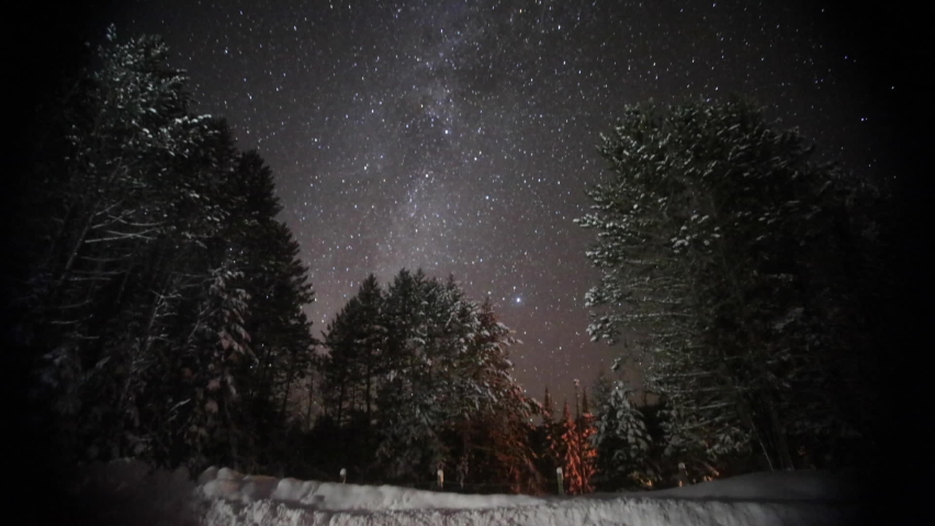 A crystal clear northern Minnesota night.