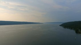 This beautiful video shows aerial views of Cayuga Lake, Stewart Park and the Lush Green Trees.