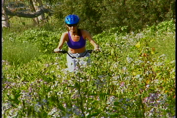 Woman on Bike