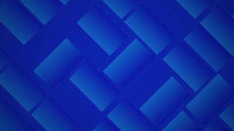 Blue boxes abstract tech futuristic motion background. Seamless looping. Video animation Ultra HD 4K