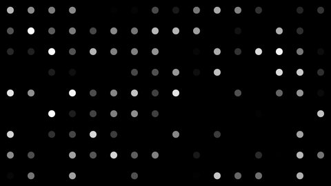 Randomly blinking dots pattern background (seamless loop)