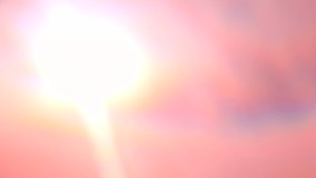 Sun blurred motion abstract horizontal video 4K