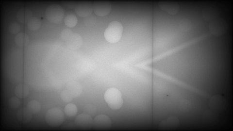 Abstract animated white lights Blurred Bokeh effect. Glitch effect