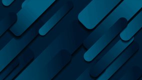 Dark blue minimal composition with geometric diagonal shapes. Abstract concept tech motion background. Seamless looping. Video animation Ultra HD 4K 3840x2160