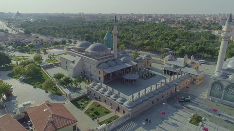 The central square of the old town of Konya, Turkey