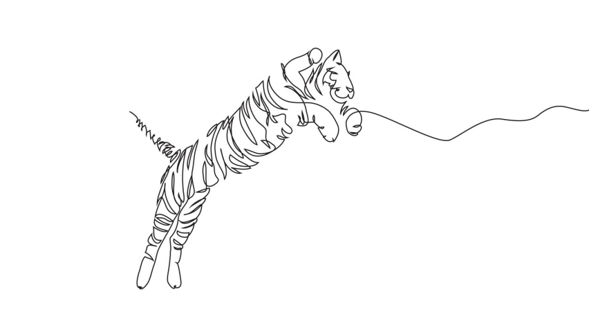 Premium Vector  Doodle tiger lies handdrawn cute chinese tiger drawn  with black lines vector illustration isolated on white background