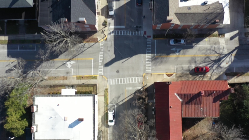 Frankfurt Kentucky Downtown Aerial Title Up