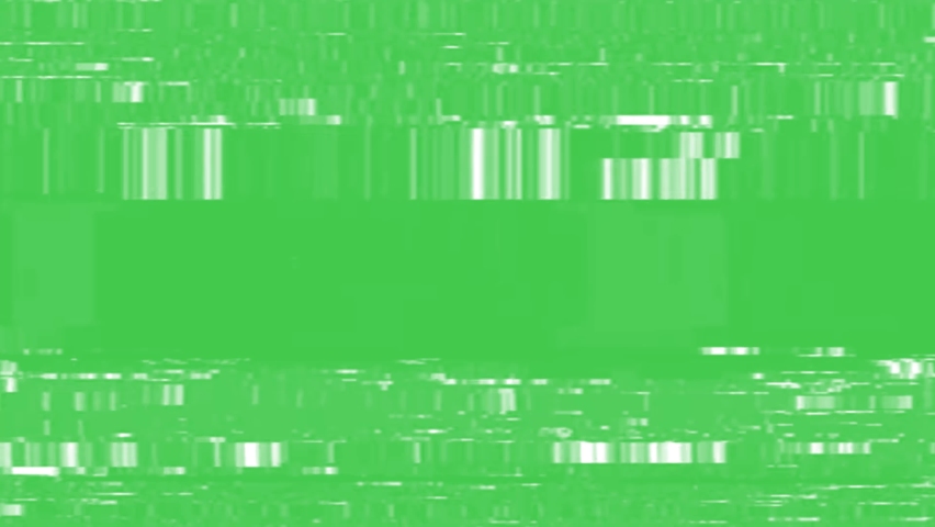 Glitch Green Screen Stock Video Footage for Free Download