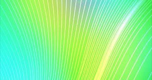4K looping light blue, green video with repeated sticks. Shining colorful moving illustrations with sharp stripes. Flowing design for presentations. 4096 x 2160, 30 fps.